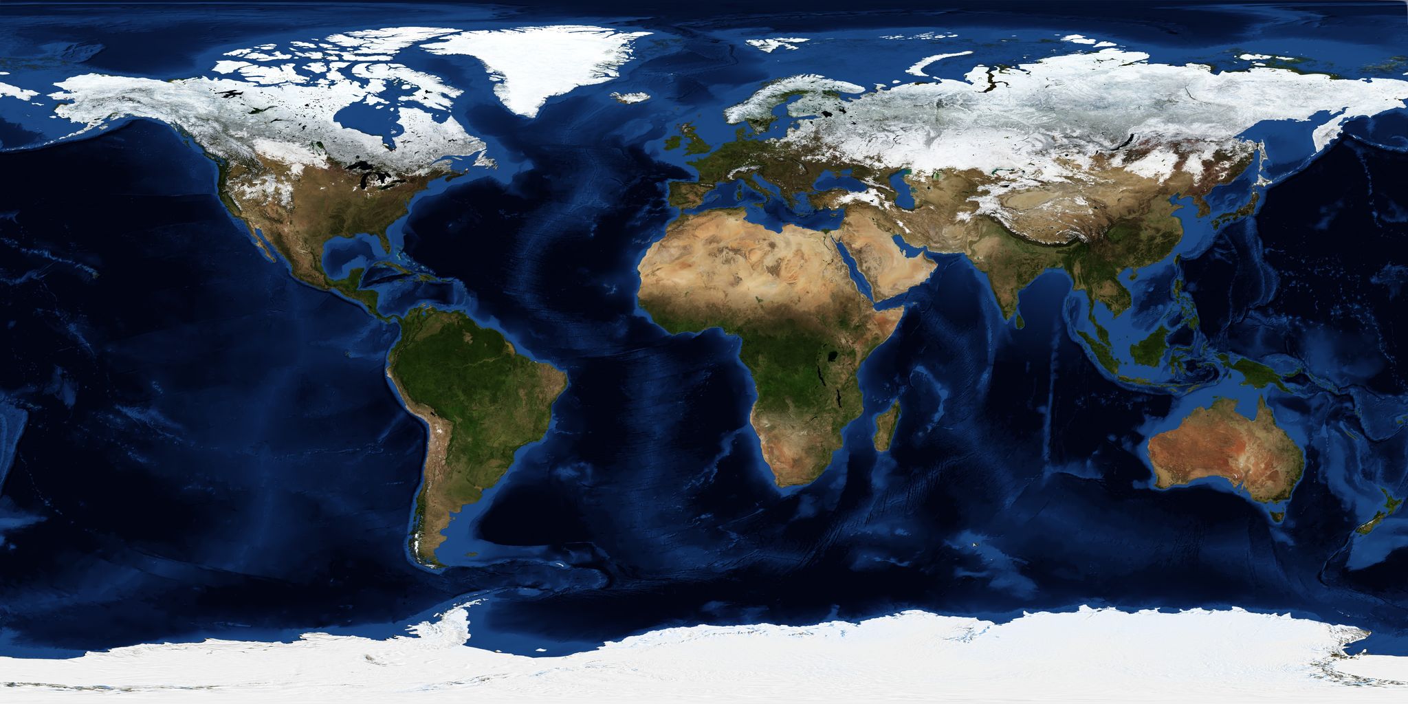 Stylized Earth frame captured from orbit